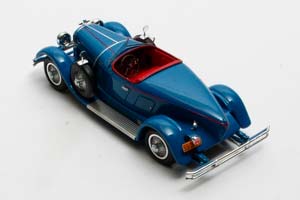 DUESENBERG MODEL X MCFARLAN BOAT ROADSTER 1927 BLUE — фото 4