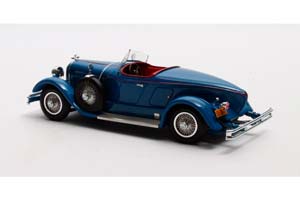 DUESENBERG MODEL X MCFARLAN BOAT ROADSTER 1927 BLUE — фото 2