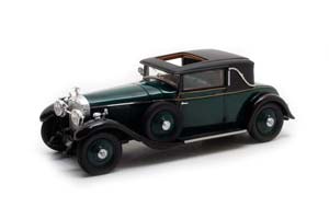 HISPANO SUIZA H6B PARK WARD COUPE #11608 1927 GREEN