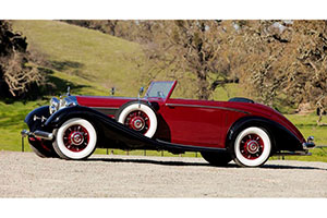 MERCEDES 540K ROADSTER LANCEFIELD #169317 (OPEN) 1938 RED — фото 6