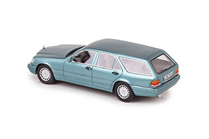 MERCEDES S500 T BINZ ESTATE (W140) CADFORM T140S 1994 METALLIC BLUE — фото 7