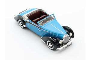 VOISIN C30 GOELETTE CABRIOLET DUBOS #60007 (OPEN) 1938 BLUE/BLACK — фото 5
