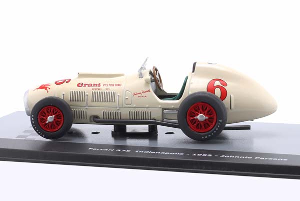 FERRARI 375 INDIANAPOLIS #6 QUALIFYING INDY500 FORMULA 1 1952 JOHNNIE PARSONS / ФЕРРАРИ 375 ИНДИАНАПОЛИС КВАЛИФЙИНГ INDY500 ФОРМУЛА-1 ДЖОХННИЕ ПАРСОНС — фото 4