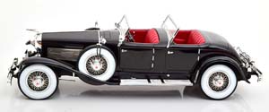 DUESENBERG SJ 2608 J-582 TORPEDO PHEATON WALKER LAGRANDE 1930 BLACK — фото 3