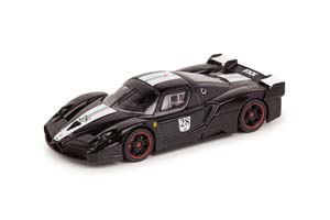 FERRARI FXX #28 DAYTONA ЧЕРНЫЙ С БЕЛЫМИ ПОЛОСАМИ