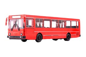 LIKINSKY BUS 5256 (USSR RUSSIA BUS) 1995 RED OUR BUSES #16 | ЛИКИНСКИЙ АВТОБУС-5256 НАШИ АВТОБУСЫ #16*ЛИАЗ LIAZ