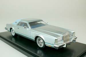 LINCOLN MKV COUPE 1978 METALLIC LIGHT BLUE — фото 3