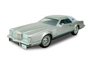 LINCOLN MKV COUPE 1978 METALLIC LIGHT BLUE