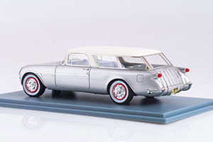 CHEVROLET CORVETTE C1 NOMAD 1954 SILVER/WHITE — фото 4