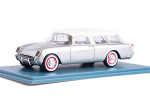 CHEVROLET CORVETTE C1 NOMAD 1954 SILVER/WHITE