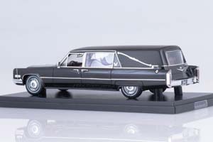CADILLAC S&S LANDAU HEARSE 1966 BLACK / КАДИЛЛАК ЭСЭНДЭС КАТАФАЛК — фото 3