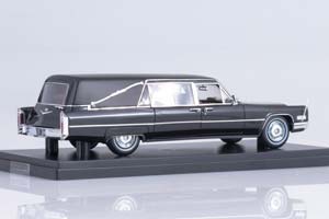 CADILLAC S&S LANDAU HEARSE 1966 BLACK / КАДИЛЛАК ЭСЭНДЭС КАТАФАЛК — фото 2