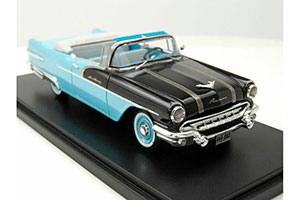 PONTIAC STAR CHIEF CONVERTIBLE 1956 BLACK/BLUE — фото 4