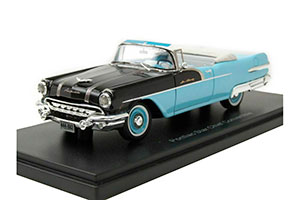 PONTIAC STAR CHIEF CONVERTIBLE 1956 BLACK/BLUE