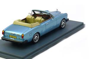 ROLLS-ROYCE CORNICHE CONVERTIBLE 1977, BLUE METALLIC — фото 2