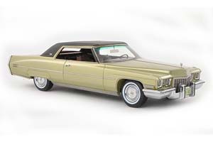 CADILLAC COUPE DE VILLE 1972 LIGHT GREEN METALLIC