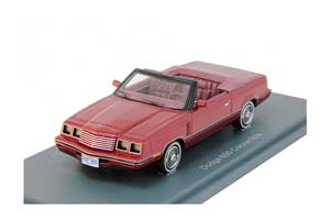 DODGE 600 CONVERTIBLE 1984 RED METALLIC