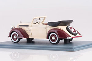 STEYR 220 CONVERTIBLE 1939 BEIGE/DARK RED — фото 4