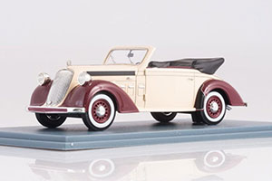STEYR 220 CONVERTIBLE 1939 BEIGE/DARK RED — фото 5