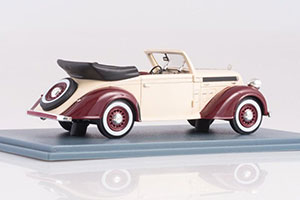 STEYR 220 CONVERTIBLE 1939 BEIGE/DARK RED — фото 2