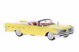 PONTIAC BONNEVILLE CONVERTIBLE 1959 YELLOW/WHITE — фото 1