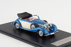 MERCEDES 540K TYP A CABRIOLET 1936 BLUE/BEIGE — фото 3