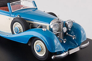 MERCEDES 540K TYP A CABRIOLET 1936 BLUE/BEIGE — фото 5