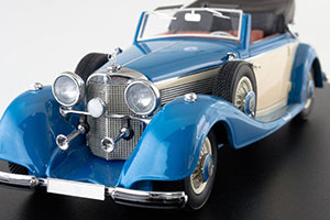 MERCEDES 540K TYP A CABRIOLET 1936 BLUE/BEIGE — фото 7