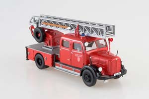 MERCEDES L 3500 DL 25 METZ FREIWILLIGE FEUERWEHR SCHWABISCH GMUND 1959 RED / МЕРСЕДЕС L 3500 DL 25 МЕТЦ ДОБРОВОЛЬНАЯ ПОЖАРНАЯ КОМАНДА ШВЕБИШ ГМУНД 1959 КРАСНЫЙ — фото 3