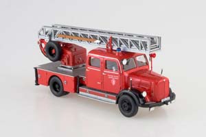 MERCEDES L 3500 DL 25 METZ FREIWILLIGE FEUERWEHR SCHWABISCH GMUND 1959 RED / МЕРСЕДЕС L 3500 DL 25 МЕТЦ ДОБРОВОЛЬНАЯ ПОЖАРНАЯ КОМАНДА ШВЕБИШ ГМУНД 1959 КРАСНЫЙ — фото 8