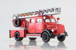 MERCEDES L 3500 DL 25 METZ FREIWILLIGE FEUERWEHR SCHWABISCH GMUND 1959 RED / МЕРСЕДЕС L 3500 DL 25 МЕТЦ ДОБРОВОЛЬНАЯ ПОЖАРНАЯ КОМАНДА ШВЕБИШ ГМУНД 1959 КРАСНЫЙ — фото 11