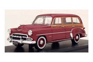 CHEVROLET STYLELINE DELUXE STATION WAGON 1952 METALLIC RED/WOOD — фото 2