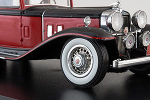 STUTZ SV-16 SEDAN 1933 RED/BLACK — фото 5