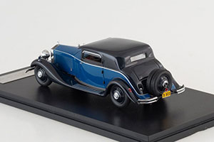ROLLS-ROYCE PHANTOM II CONTINENTAL WINDOVERS COUPE 1932 BLUE/DARK BLUE — фото 4