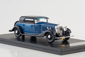 ROLLS-ROYCE PHANTOM II CONTINENTAL WINDOVERS COUPE 1932 BLUE/DARK BLUE — фото 9