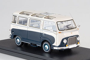 FORD TAUNUS TRANSIT PANORAMABUS 1962 DARK BLUE/WHITE — фото 3
