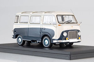 FORD TAUNUS TRANSIT PANORAMABUS 1962 DARK BLUE/WHITE — фото 5