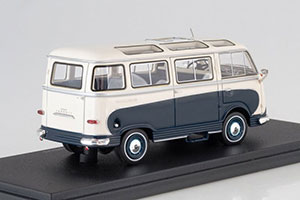 FORD TAUNUS TRANSIT PANORAMABUS 1962 DARK BLUE/WHITE — фото 2