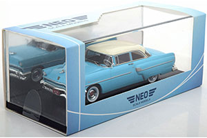 MERCURY CUSTOMS SEDAN 2-DOOR 1955 LIGHT BLUE/WHITE — фото 3