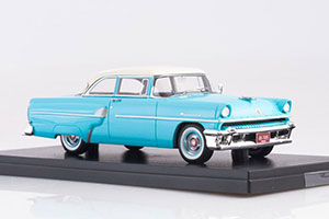 MERCURY CUSTOMS SEDAN 2-DOOR 1955 LIGHT BLUE/WHITE — фото 6