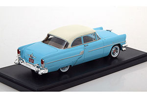 MERCURY CUSTOMS SEDAN 2-DOOR 1955 LIGHT BLUE/WHITE — фото 2