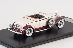 PACKARD 902 STANDARD EIGHT CONVERTIBLE 1932 LIGHT BEIGE/RED — фото 2