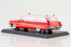BUICK FLXIBLE PREMIER AMBULANCE 1960 RED/WHITE / BUICK FLXIBLE PREMIER AMBULANCE 1960 КРАСНО-БЕЛЫЙ — фото 4