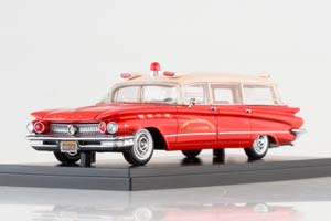 BUICK FLXIBLE PREMIER AMBULANCE 1960 RED/WHITE / BUICK FLXIBLE PREMIER AMBULANCE 1960 КРАСНО-БЕЛЫЙ — фото 6