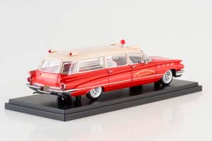 BUICK FLXIBLE PREMIER AMBULANCE 1960 RED/WHITE / BUICK FLXIBLE PREMIER AMBULANCE 1960 КРАСНО-БЕЛЫЙ — фото 2