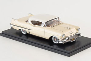 CADILLAC SERIES 62 HARDTOP COUPE 1957 LEGHORN CREAM/WHITE — фото 3