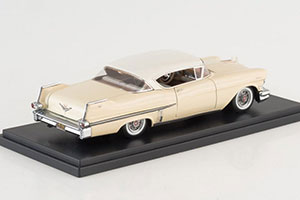 CADILLAC SERIES 62 HARDTOP COUPE 1957 LEGHORN CREAM/WHITE — фото 2