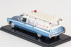 CADILLAC S&S METALLIC-BLUE/WHITE HIGH TOP AMBULANCE — фото 6