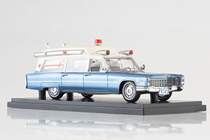 CADILLAC S&S METALLIC-BLUE/WHITE HIGH TOP AMBULANCE — фото 7