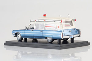 CADILLAC S&S METALLIC-BLUE/WHITE HIGH TOP AMBULANCE — фото 8